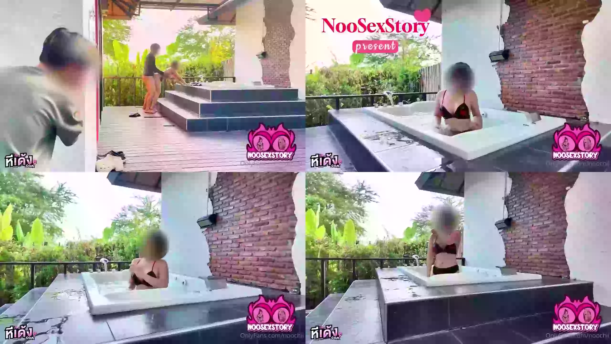 น้องหนูสาวขี้เงี่ยนมาชวนเย็ดเสียวมาเย็ดตอนผัวเผลอ มาจับซอยหีกันอย่างเด็ด noochii