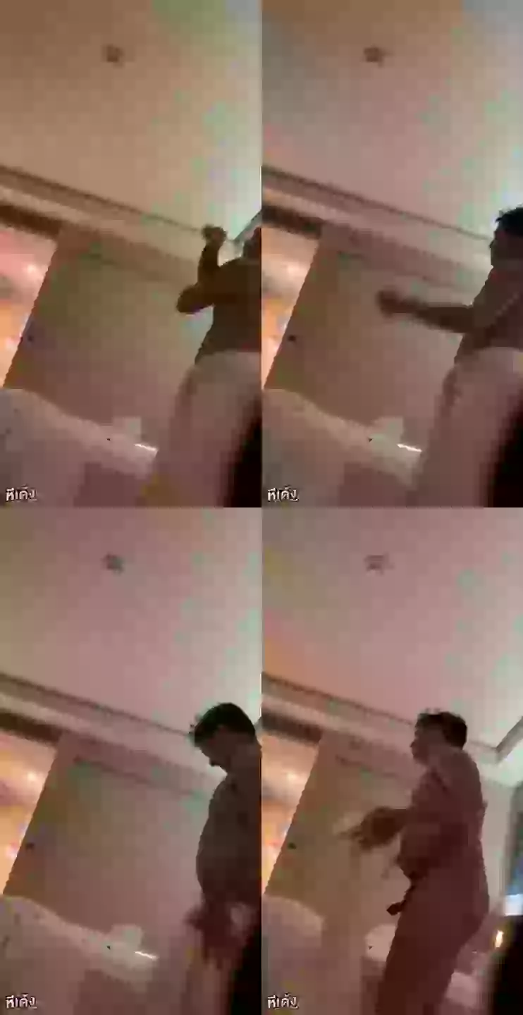 คลิปหลุด หนุ่มนัดสาวมาห้องเสร็จแล้วโดนจับอมควย เสร็จแล้วโดนจับเย็ดหีท่าหมากระเด้าหีจนน้ำแตกกระจาย