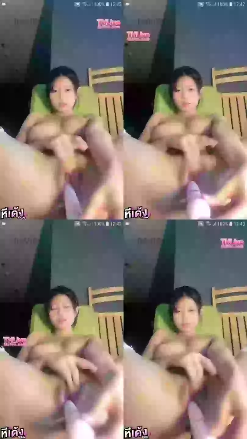 THLive น้องเปียโน noelfhoney ตั้งกล้องไลฟ์สดช่วยตัวเองเอาควยปลอมเอานิ้วเขียหีตัวเอส เอาของเล่นยัดหีจนน้ำแตกเด็ดๆ